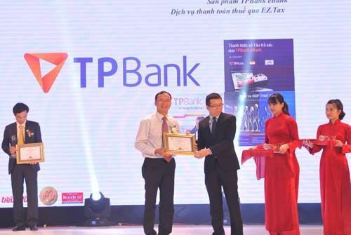 TPBank nhận cú đúp Giải thưởng Tin và Dùng Việt Nam 2015