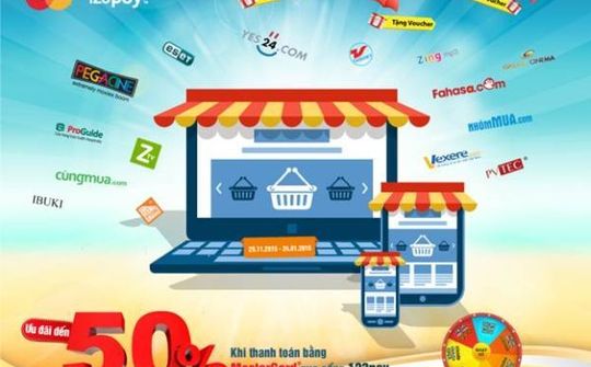 123Pay liên kết MasterCard ưu đãi mua sắm cuối năm