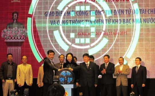 Bộ Tài chính khai trương giao diện mới Cổng Thông tin điện tử