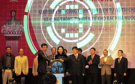 Bộ Tài chính khai trương giao diện mới Cổng Thông tin điện tử