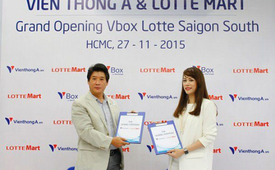 Viễn Thông A mở rộng V-BOX cùng Lotte Mart