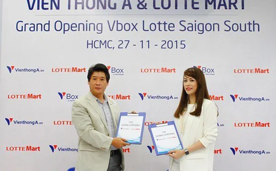 Viễn Thông A mở rộng V-BOX cùng Lotte Mart