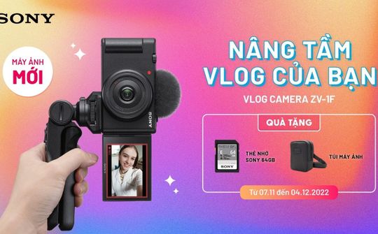 Sony ra mắt máy quay ZV-1F, giá 14 triệu đồng