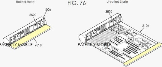 Samsung muốn phát triển điện thoại cuộn như giấy bìa