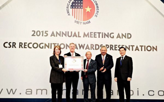 Dow nhận giải thưởng Amcham CSR 2015 nhờ những đóng góp vì cộng đồng