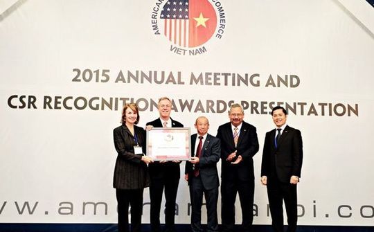Dow nhận giải thưởng Amcham CSR 2015 nhờ những đóng góp vì cộng đồng