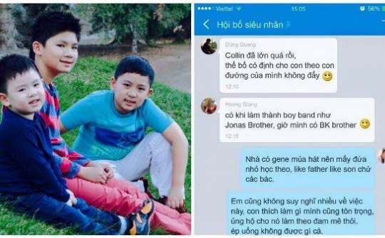 Bằng Kiều, Quyền Linh... hào hứng kể chuyện dạy con qua Zalo