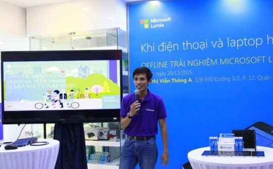 Hào hứng với trải nghiệm Lumia 950 XL tại Viễn Thông A