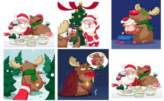 Ấm áp đêm đông với sticker giáng sinh vui nhộn từ Zalo