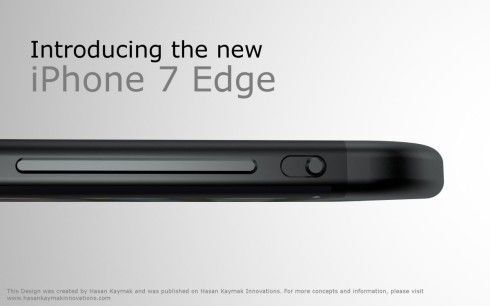 [Video] Ý tưởng iPhone 7 edge với màn hình cong mềm mại