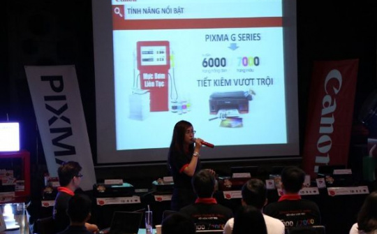 Canon lên kệ dòng máy in phun tiết kiệm mực