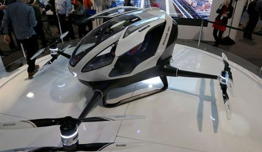 Ra mắt thiết bị bay không người lái chở khách đầu tiên trên thế giới
