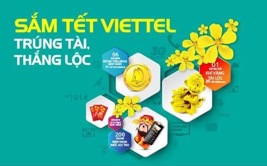 Viettel treo “Khỉ vàng Tài lộc” 20 cây vàng 9999 khuyến mãi Tết Bính Thân