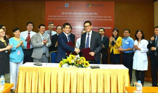 Microsoft Việt Nam hỗ trợ và phát triển ứng dụng CNTT trong bệnh viện