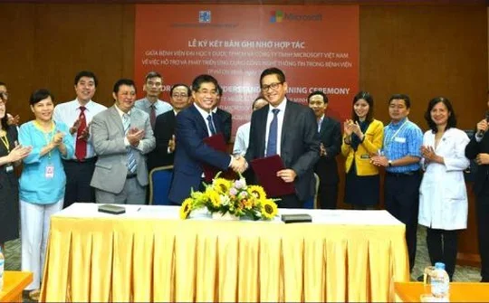 Microsoft Việt Nam hỗ trợ và phát triển ứng dụng CNTT trong bệnh viện