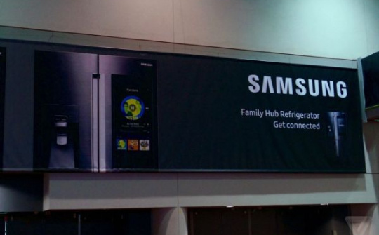 Samsung "lên đời" cho tủ lạnh thông minh