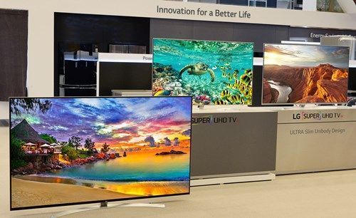 LG khoe dàn TV siêu nét tại CES 2016