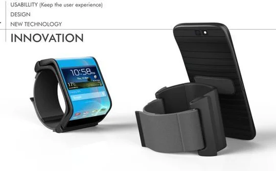 Trong tương lai Smartphone có thể bẻ cong thành smartwatch?