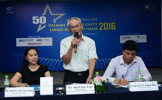 Công bố  “50 Doanh nghiệp CNTT hàng đầu Việt Nam 2016”