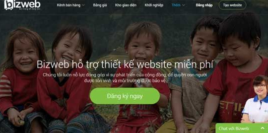 Miễn phí thiết kế website cho các tổ chức thiện nguyện, phi chính phủ...