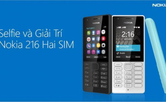 Mua Nokia 216 nhận ngay thẻ nhớ và 12 games từ Gameloft