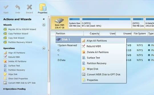 [Thủ thuật] Cải thiện tốc độ ổ SSD bằng cách sắp xếp lại partition