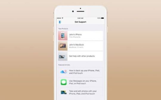 Apple ra mắt ứng dụng Support hỗ trợ người dùng