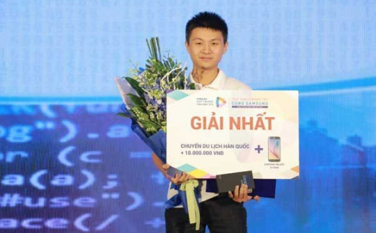 Sinh viên ĐH Bách Khoa HN giành giải Nhất Samsung Software Challenge 2016