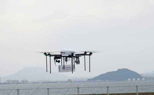 Docomo thử nghiệm giao hàng bằng máy bay không người lái