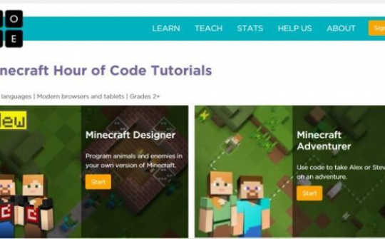 Miễn phí Minecraft Hour of Code Tutorial cho tuần lễ giáo dục Khoa học Máy tính