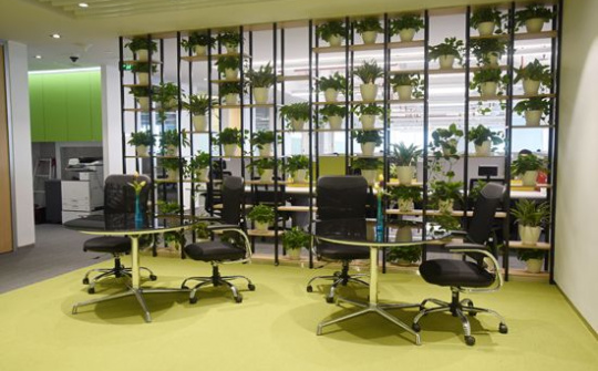 Ngắm không gian “xanh và không dây” đầy cảm hứng của Huawei Việt Nam