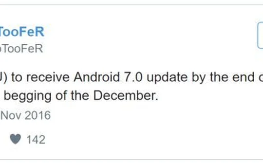 HTC 10 sắp được cập nhật Android 7.0 Nougat