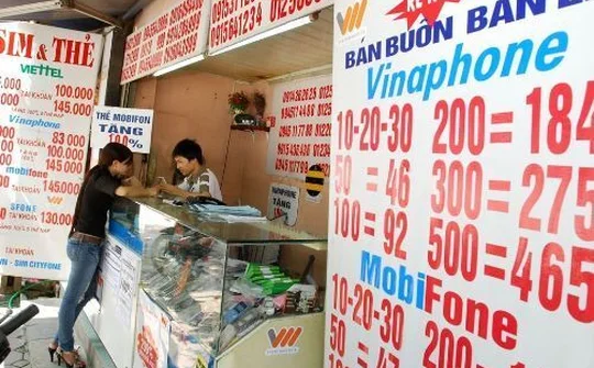 Các đại lý đã ngừng nhập SIM mới để tiêu thị SIM cũ