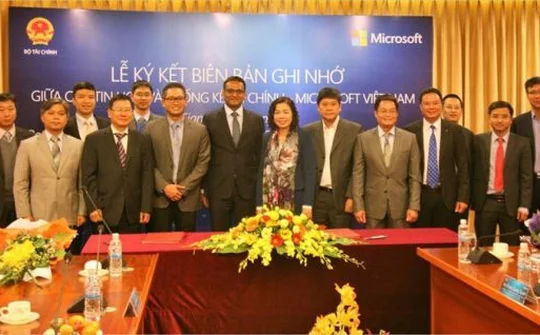 Bộ Tài chính và Microsoft Việt Nam ký kết Chương trình hợp tác CNTT