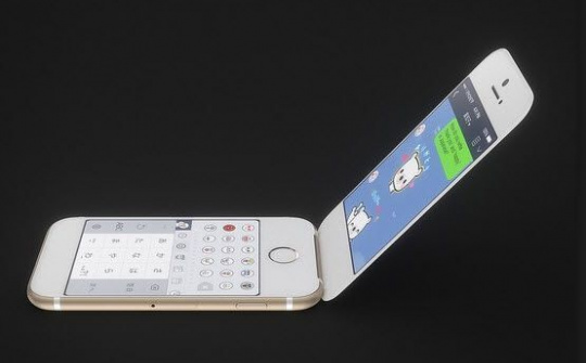 Trong tương lai, Apple có thể phát triển iPhone nắp gập