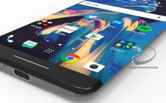 HTC 11 dùng màn hình cong, thiết kế không nút bấm?