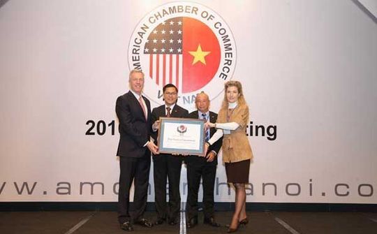 Dow lần thứ hai liên tiếp được Amcham trao tặng Giải thưởng cống hiến cho cộng đồng