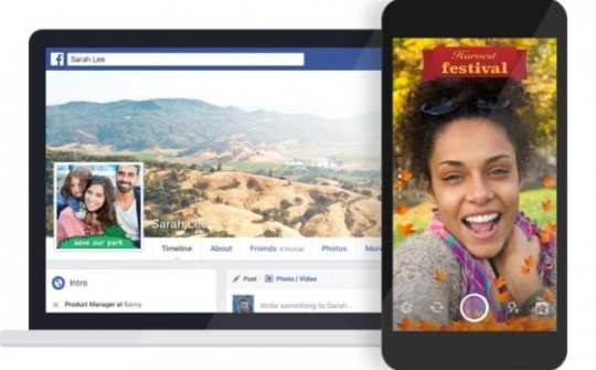 Facebook bắt đầu thử nghiệm tùy chọn khung hình