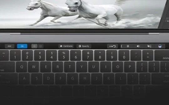 Adobe đã nâng cấp ứng dụng Photoshop hỗ trợ Touch Bar