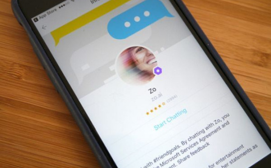 Microsoft phát hành ứng dụng chatbot tiếng Anh Zo