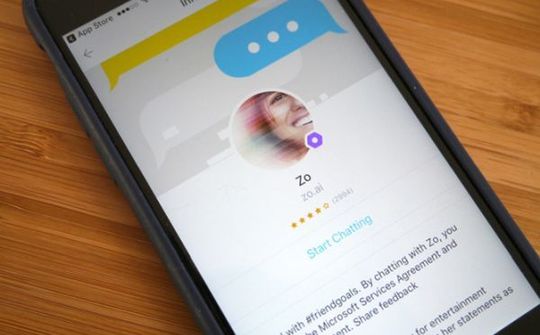 Microsoft phát hành ứng dụng chatbot tiếng Anh Zo