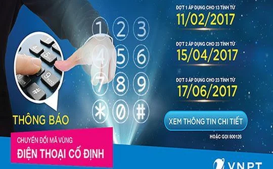 VNPT VinaPhone ra mắt tổng đài giải đáp thông tin về đổi mã vùng điện thoại cố định