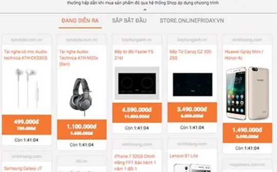 Online Friday 2016: Hàng trăm ngàn người đi săn iPhone7 giá 9 triệu