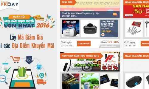 Online Friday 2016 phá vỡ mọi kỷ lục trong ngày đầu ra mắt