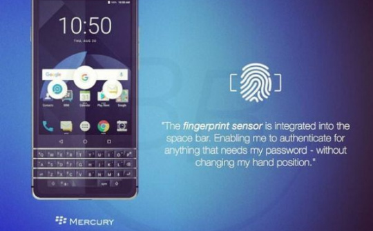 TCL sẽ ra mắt BlackBerry Mercury tại CES 2017