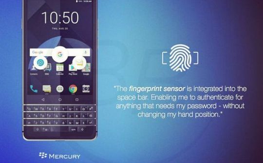BlackBerry Mercury: Model cuối cùng do BlackBerry thiết kế
