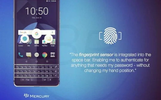 BlackBerry Mercury: Model cuối cùng do BlackBerry thiết kế