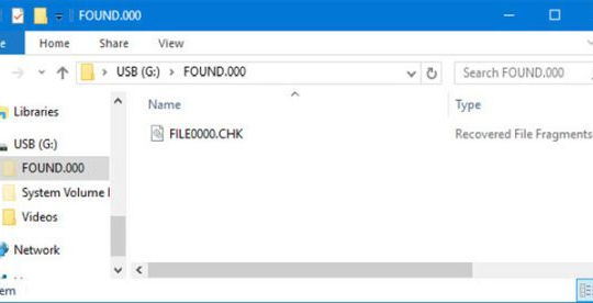Lý do Windows lại hay tạo ra thư mục FOUND.000 và tập tin FILE0000.CHK?