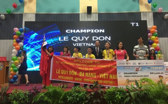 Việt Nam giành chức vô địch Robothon quốc tế