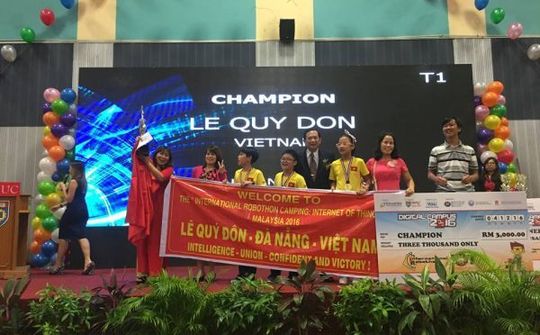Việt Nam giành chức vô địch Robothon quốc tế